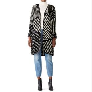 Waverly Grey Contrast Holly Sweater Coat